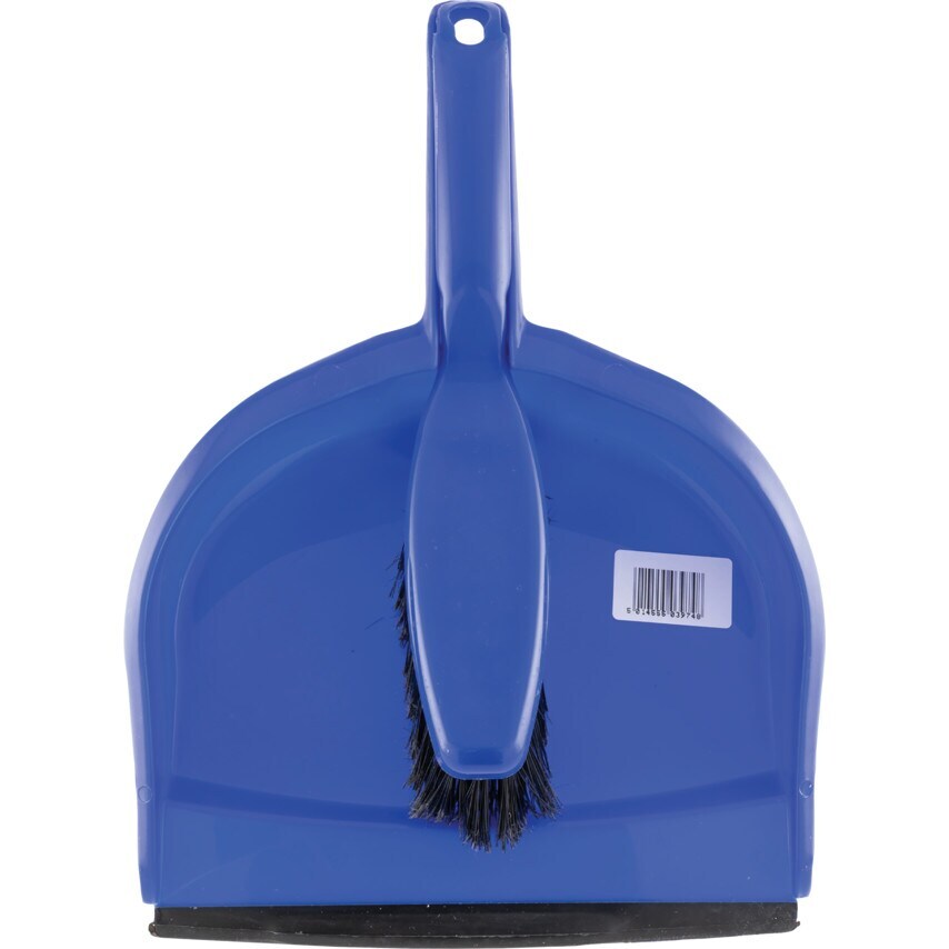Abbey VZ.8011/B Plastic Dustpan and Soft Brush Set Blue for sale