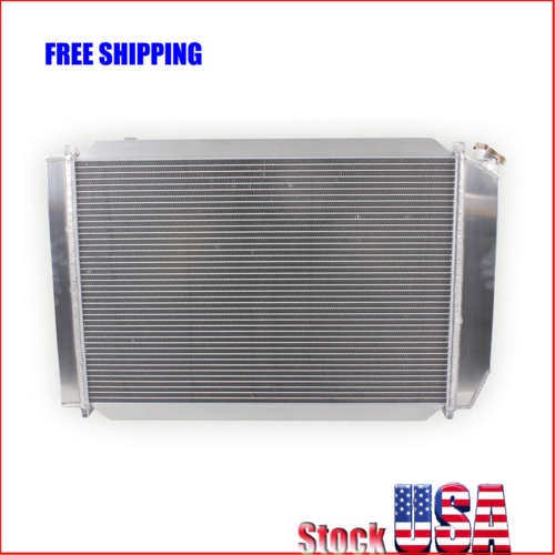 Ventilador de cubierta de radiador de aluminio 3 filas para Ford Mustang 1979-1993 2,3 L 5,0 L V8 AT/MT - Imagen 4 de 10