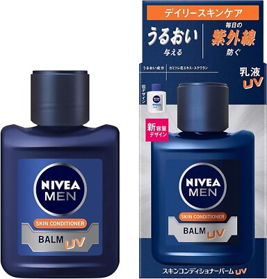 Nivea Men Skin Conditioner Balm UV Milky Lotion For Dry Skin 110ml Made In Japan