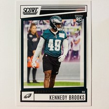 2022 Panini Score Kennedy Brooks Philadelphia Eagles NFL Football #344 tc1