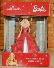 Hallmark 2015 Holiday Barbie Red Dress Christmas Ornament NEW