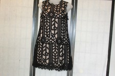 SPEECHLESS  BEAUTIFUL BLACK LACE FULLY LINED DRESS SZ XS NWT