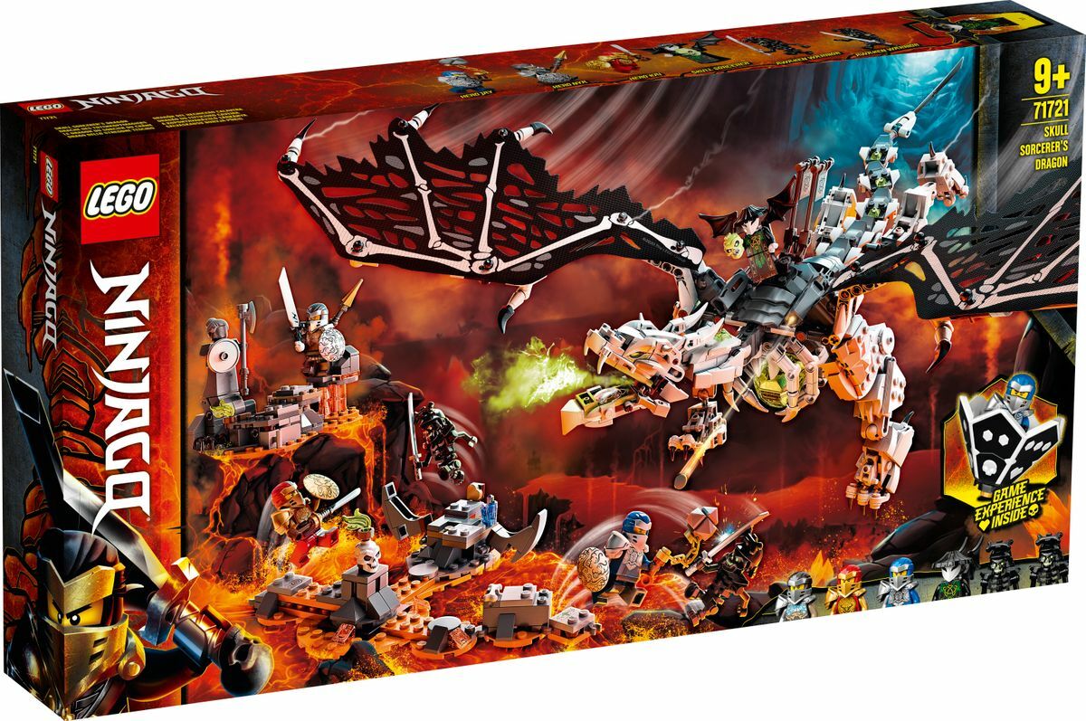 Lego Ninjago Le dragon du Sorcier au Crâne 71721, cadeau d'anniversaire