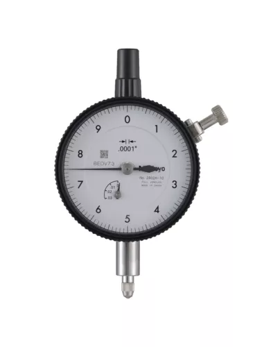 Mitutoyo 2802A-10 - Dial Indicator Std .0001-.025", 4-48 UNF, 3/8" Stem, Lug