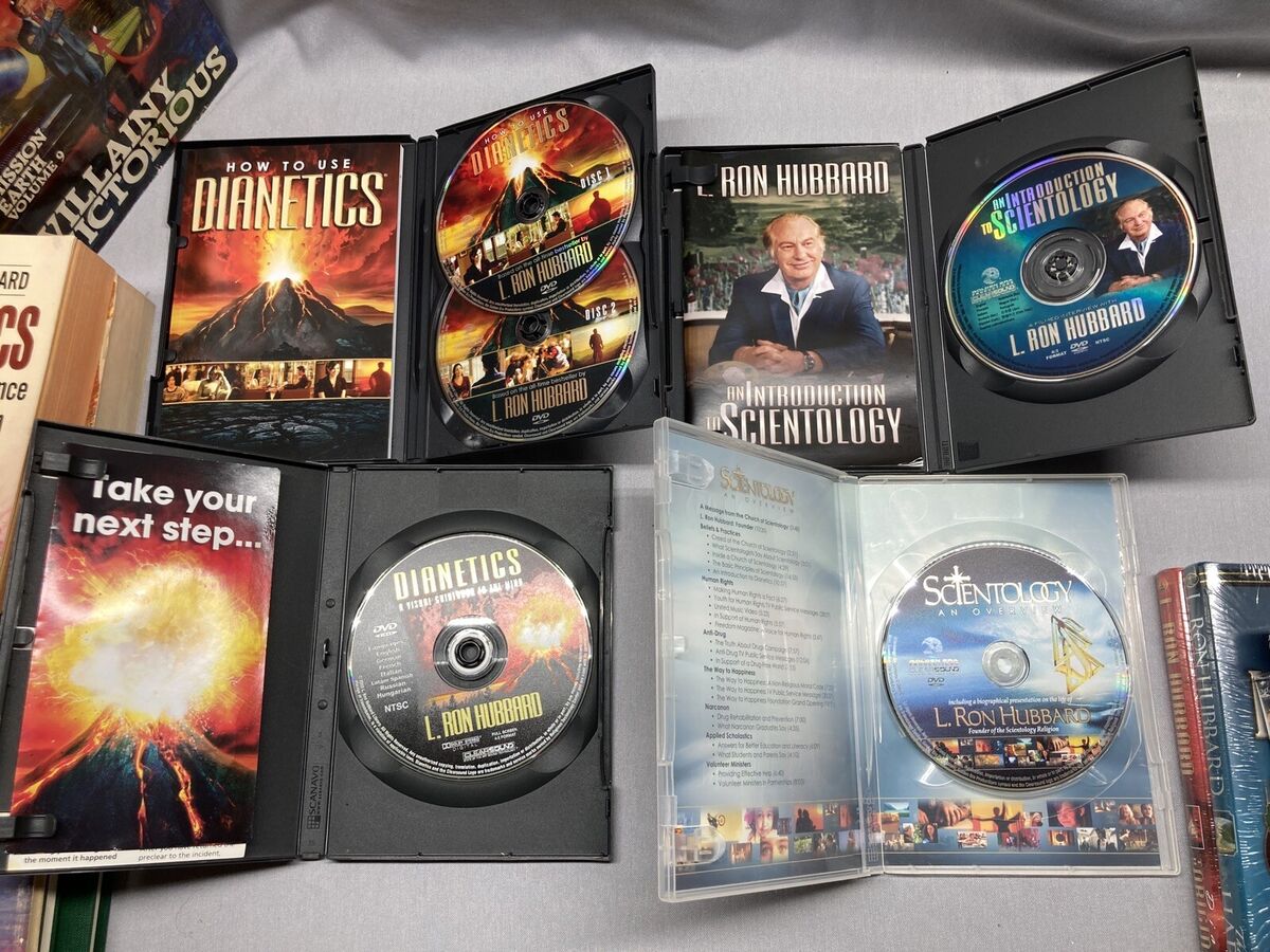 Hubbard, L. Ron Scientology Books, DVD's, Cassettes, Mission