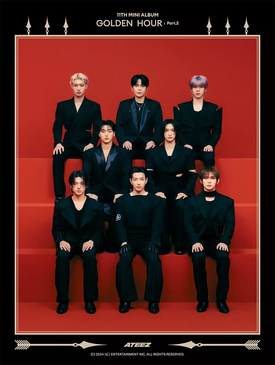 ATEEZ GOLDEN HOUR : PART.2 11th Mini Album CD+Photo Book+5 ATEEZ GOLDEN HOUR : PART.2 11th Mini Album CD+Photo Book+5