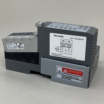 ALLEN BRADLEY Point I/O 2-Port EtherNet I/O Adapter Module 5.5'' x 3'' 1734-AENTR