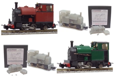 Fourdees Limited Corris Tattoo Locomotive 009 / OO9 Kit for Bachmann chassis