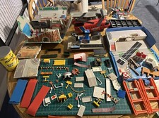 Vintage Micro Machines Playsets Lot Battery Toolbox Aircraft Carrier Airport Lot