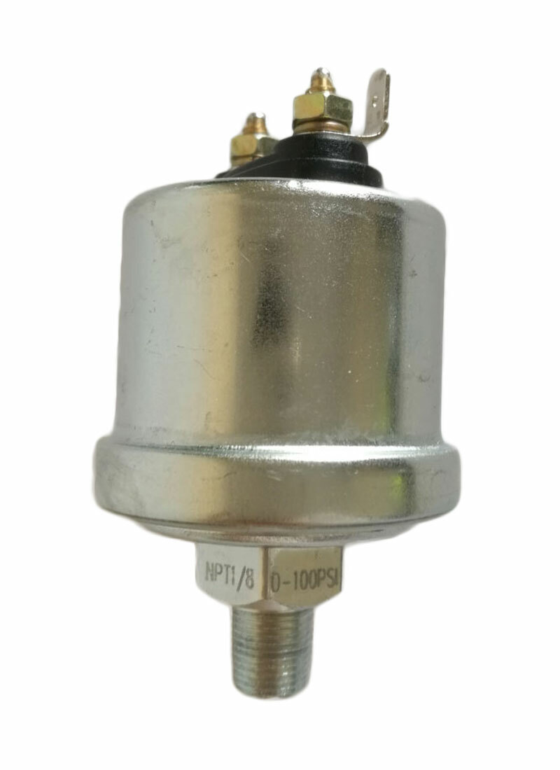 Oil Pressure Sender 0100 psi 24033 ohms w/20 psi Low Alarm Switch 1/8