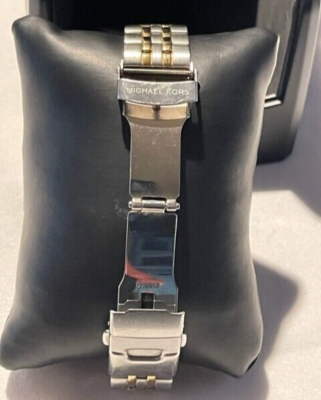 Michael Kors Rhinestone MK-5098 Two Tone Chronograph Date  display picture 2
