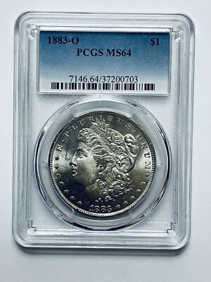 1883-O 1ドル モルガン・ダラー PCGS MS 64 CAC 1883年 O モルガン銀貨