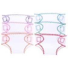 6PCS Baby Doll Nappies Doll Clothes Accessories Little Doll Cloth Diaper