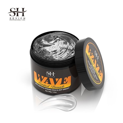 Wave Control Pomade Strong Hold 360 Waves Layered Style Clay Wavy Grease Builder - Picture 8 of 11