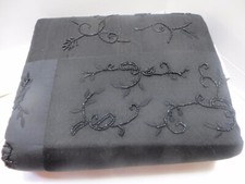 Ralph Lauren New Bohemian Black Beaded Quilted European Shams Set Of 2 New