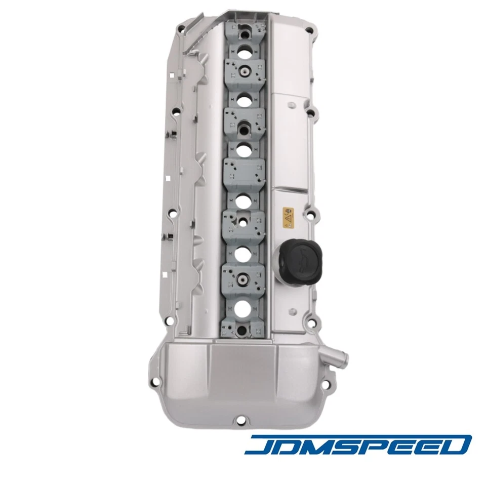 Cubierta de válvula de junta de aluminio compatible con 98-02 BMW E39 525i 528i E46 325i 328i 330i X5 Foto 3 de 4