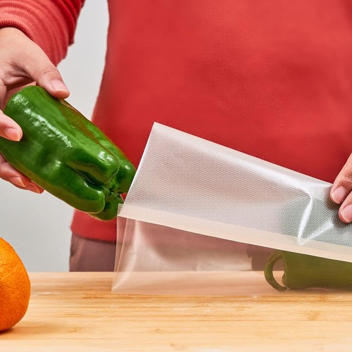 500/100 X Vacuum Sealer Bags Precut Food Storage Saver Heat Seal Cryovac 6 Size - Picture 5 of 28