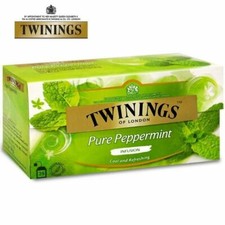 Twinings of London Pure Peppermint Tea 2g x 25 bags (Cool and Refreshing)*