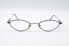 Vintage Italy Design 4962 48 20 135 Black/Grey Oval Glasses Eyeglasses NOS