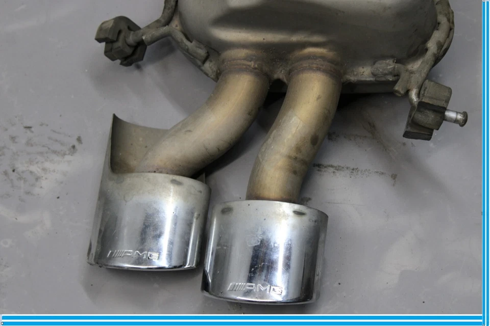 03-09 Mercedes CLK550 Dual Exhaust Muffler Pipe Assembly A2094910301 Oem - Image 3 of 4