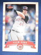 2002 Fleer Adam Dunn Cincinnati Reds #59 mVP HOF MLB HR KING MINT