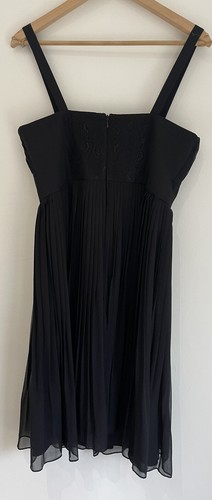 Ladies Coast Kirby dress pleated black cocktail dress new with tags Size 14 - Picture 3 of 5