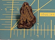 Vintage Houston Texas Plastic Cowboy Boots Rodeo Lapel Hat Vest PIN