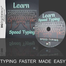 Learn Speed Typing  - Typing Faster Made Easy  -  Software (Windows or Mac)