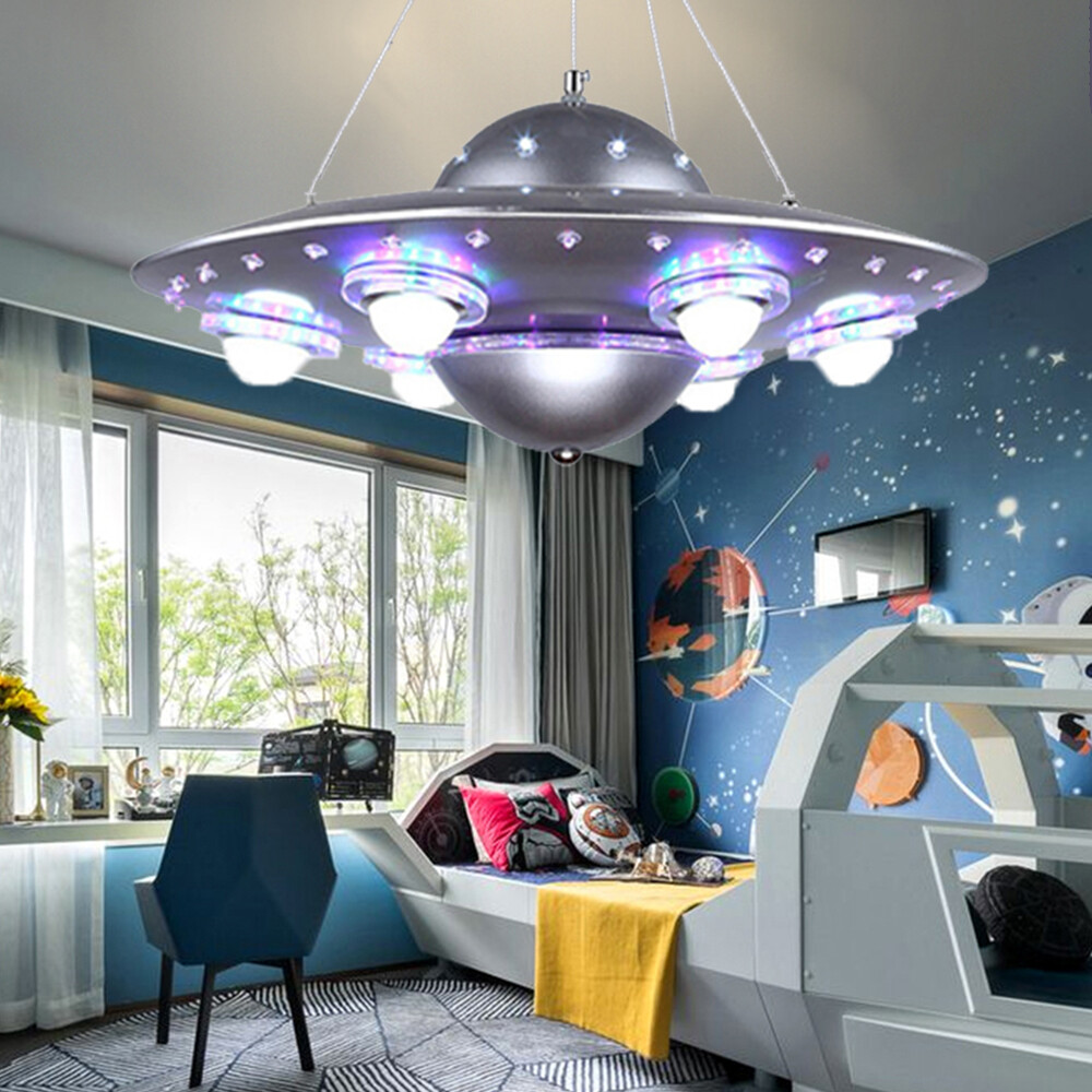 Kids Room LED Pendant Light UFO Shaped Hanging Ceiling Light Room