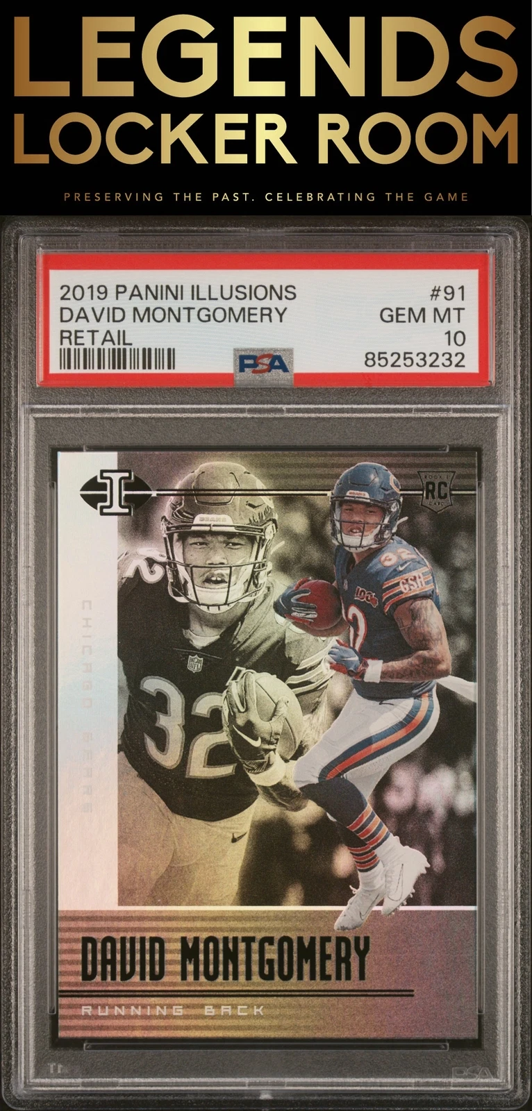 David Montgomery Panini Illusions #91 Retail