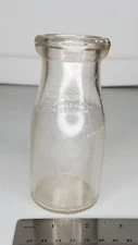 Vintage Birmingham Al Milk Bottle Half Pint Victory dairy  