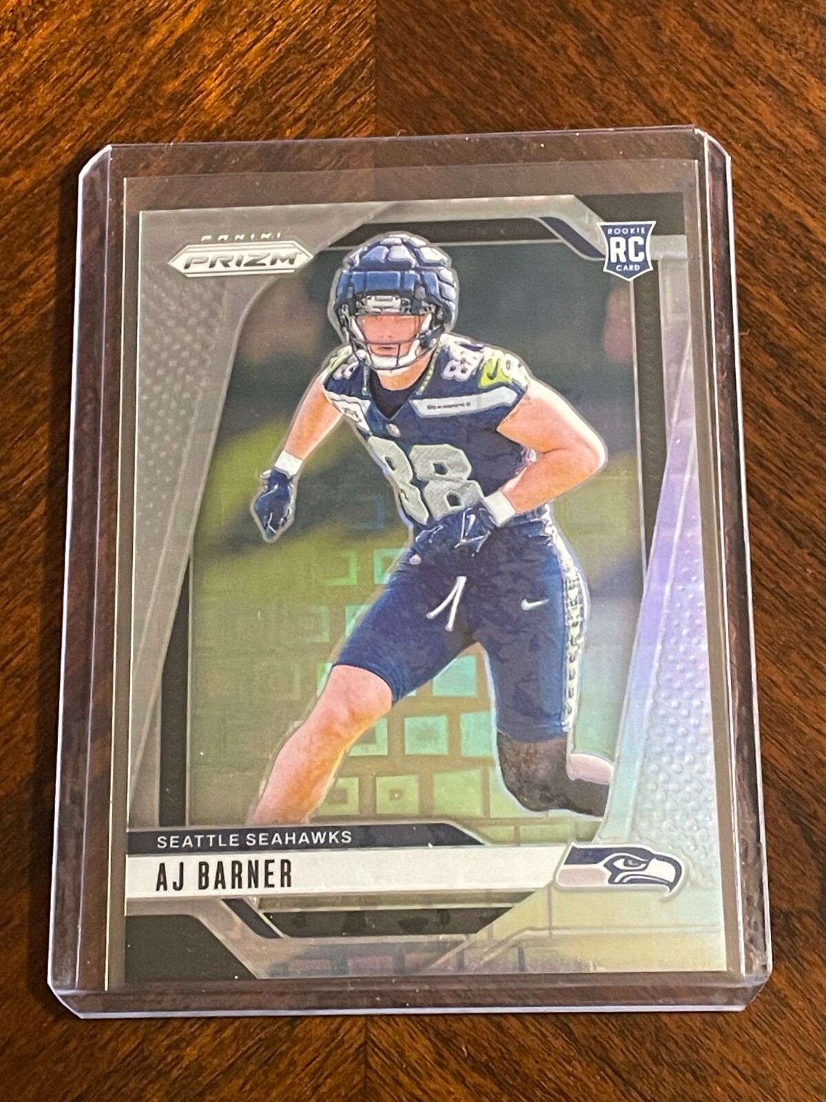 AJ BARNER 2024 Panini Prizm Pandora Silver Prizm Rookie RC /400 - Seahawks