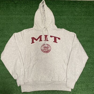 Vintage Champion MIT Reverse Weave Hoodie Adult Small Institute Technology  Mens