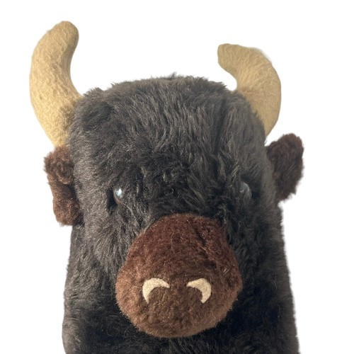 Dakin 71 Bison Buffalo Pillow Pets Plush Brown Stuffed 12 In Stand RARE Vintage - Bild 6 von 19