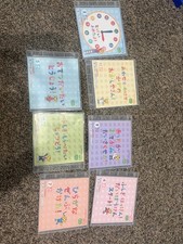 set of 7 toddler kid learning dvds japanese