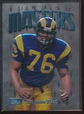 1997 Topps Finest Orlando Pace Masters Silver #306 Rookie RC HOF C104