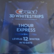 Crest 3D Whitestrips 1 Hour Express Mint Enam...