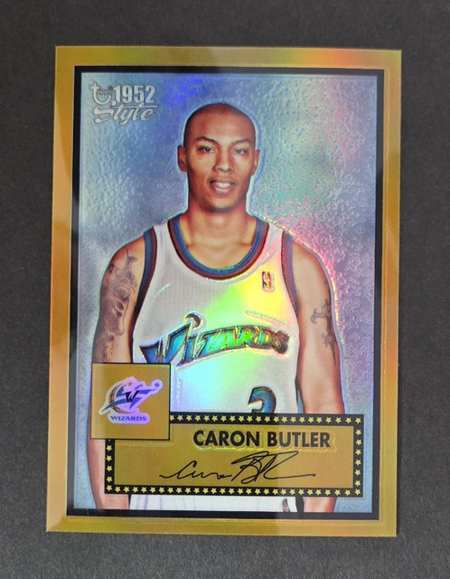 2005-06 Topps 1952 Style Chrome Refractor Gold #65 Caron Butler #23/25 Wizards