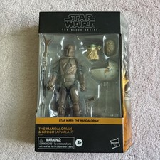 Star Wars The Black Series Mandalorian And Grogu  Arvala-7   mudhorn Fight