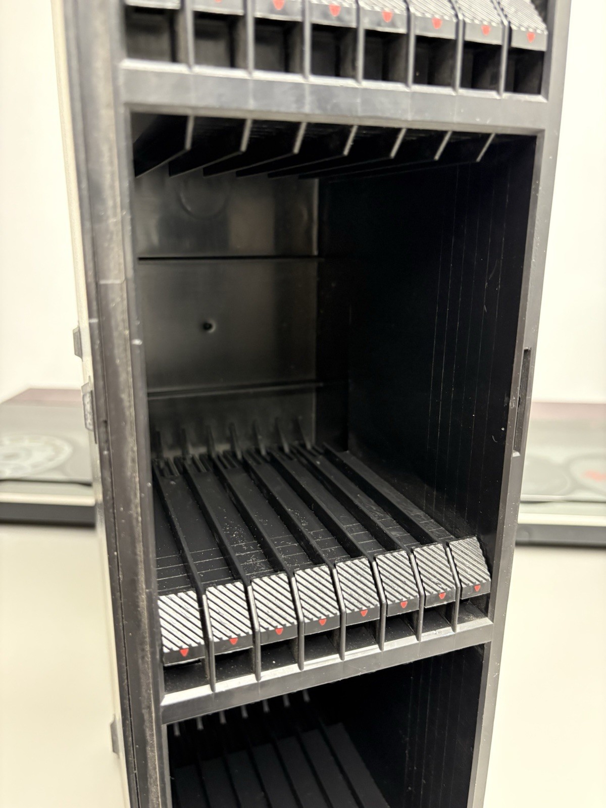 Vintage Digital Audio 24 CD Storage Cabinet Rack Holder Like Kalmar Designs Teak