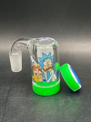 #ad #ad Glass W Silicone Reclaim Catcher 14mm $10.95