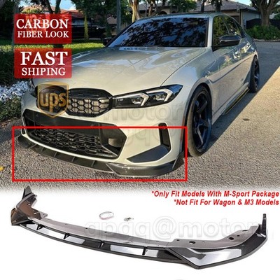 For BMW G20 LCI 330i M340I 2023-2025 GT Style Carbon Fiber Front Bumper Lip Kit