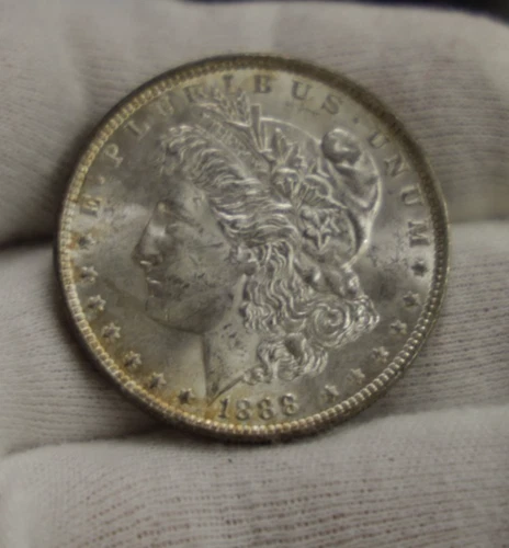 1888 US Morgan Silver Dollar $1 Unc