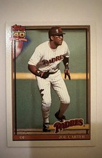 1991 Topps - Joe Carter #120 Topps 40th Anniversary Logo