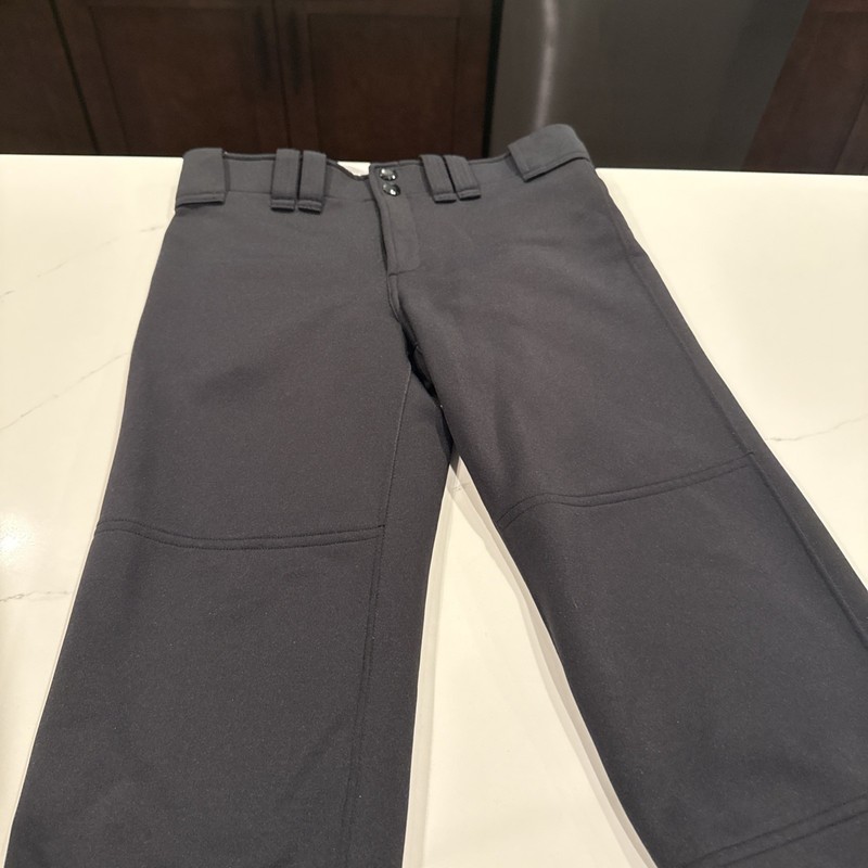 mizuno woman’s size small black belted softball pants