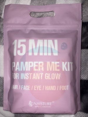 Naisture 15 Minute Pamper Me Kit For Instant Glow- Hand Face Eye Hair Foot 7 Pcs