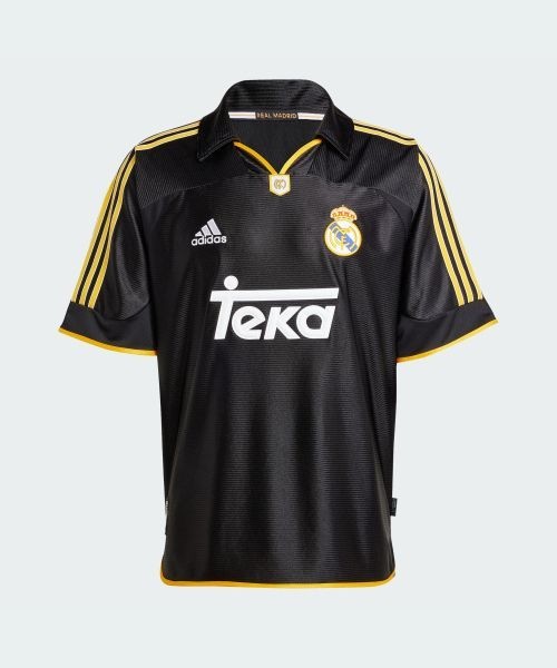 Adidas Real Madrid 90/00 Away Jersey - Black / JW1992 / T-Shirts