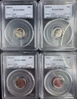 Lot of 4 1969-S PCGS PR69 Kennedy Half Dollar Birthday Label Proof Silver Coins