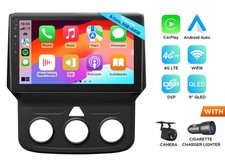 DGRMX6S2 9" QLED 6+64GB Android for 13-18 Ram 1500 Car Stereo CarPlay GPS 4G LTE