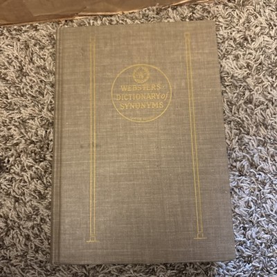 1951 FIRST EDITION WEBSTERS DICTIONARY OF SYNONYMS HARDCOVER